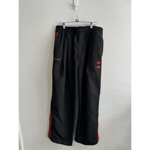willy chavarria x adidas knit track pant jw4050 M CONSORTIUM COLLAB BLACK RED